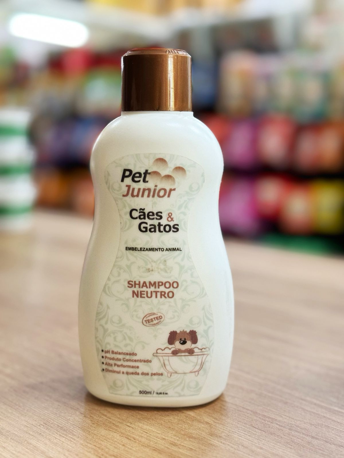 Shampoo PetJunior Cães e Gatos Neutro 500ml