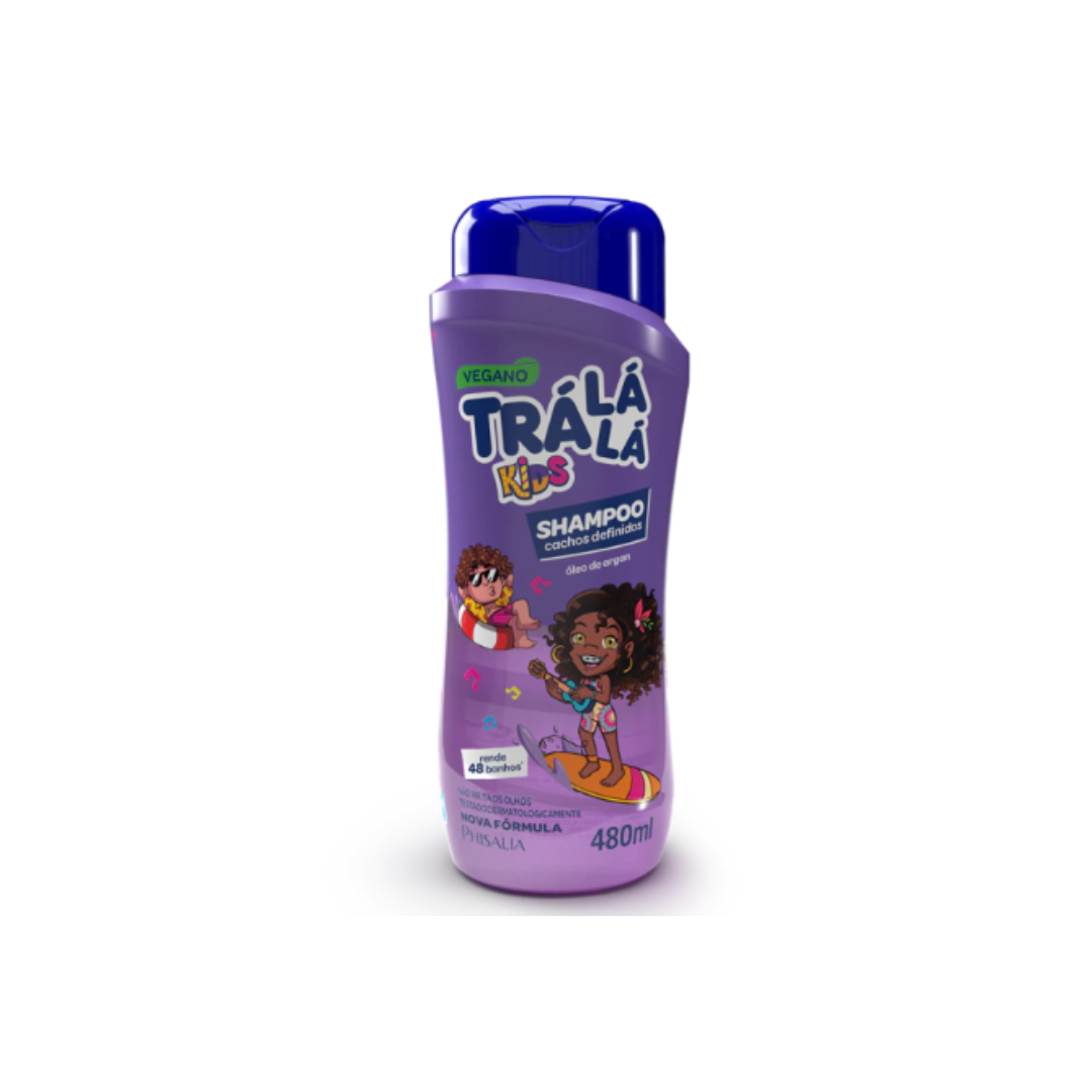 Shampoo Trá Lá Lá Kids - Cachos Definidos (480ml) 