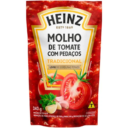 MOLHO DE TOMATE HEINZ TRADICIONAL SC240G
