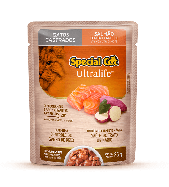 Sache Special Cat Castrado Salmão 85g