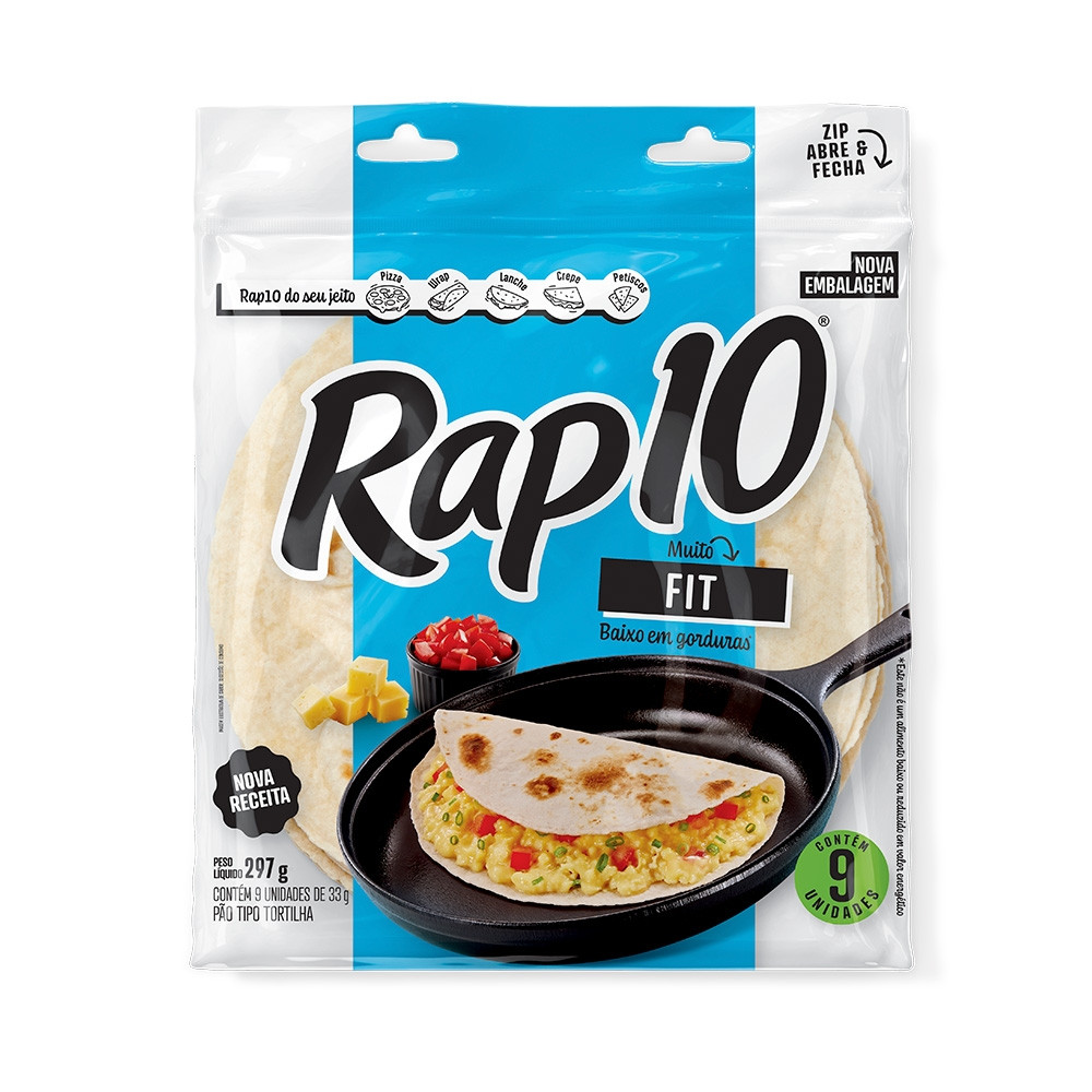 TORTILHA RAP10 FIT 297G