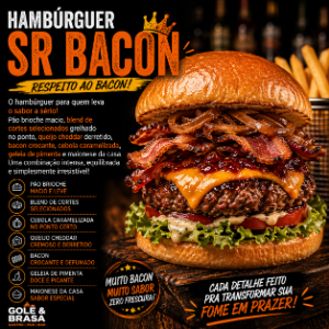 HAMBURGUER SR BACON