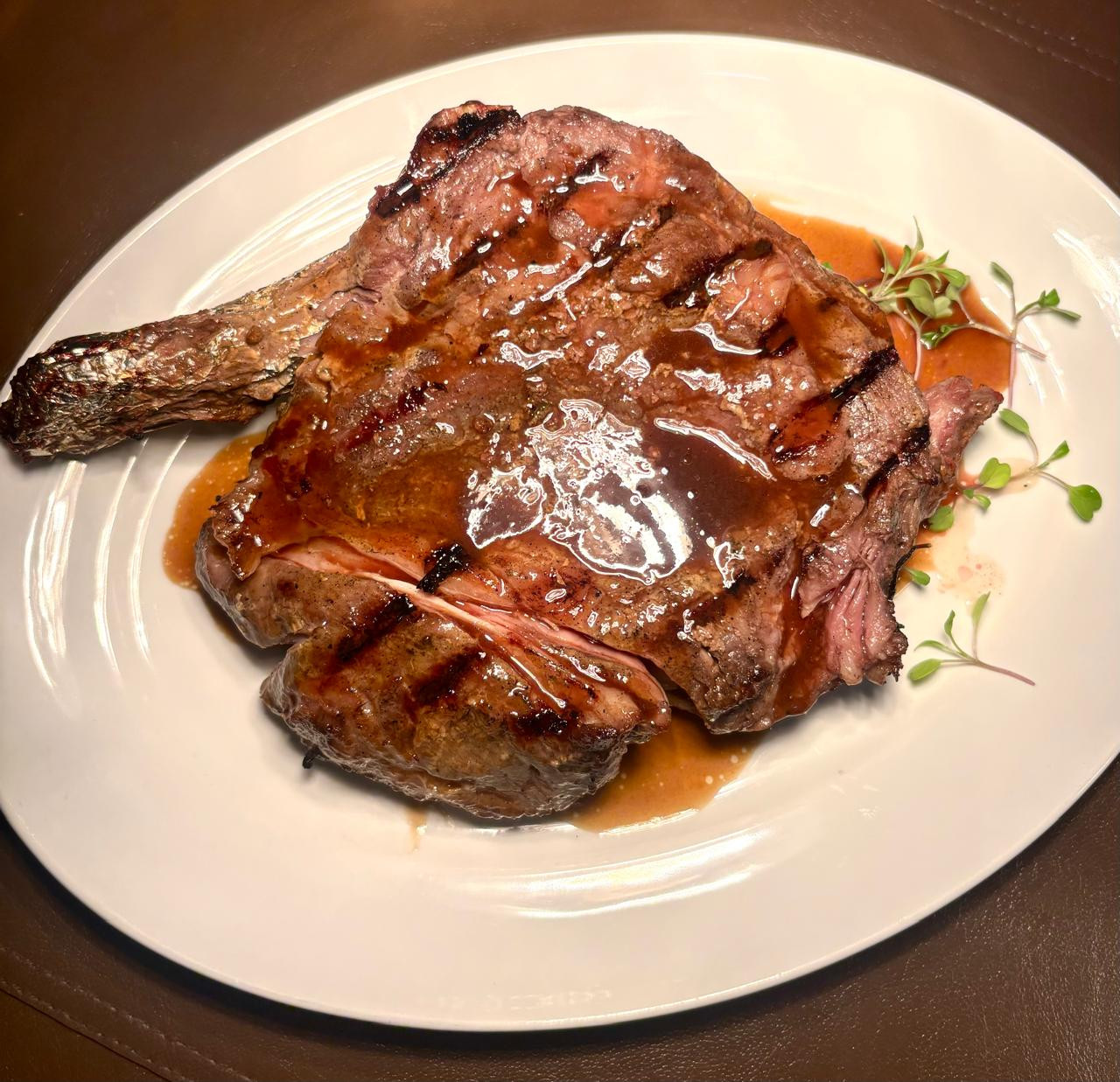 Prime Rib ao molho chimichurri e farofa 