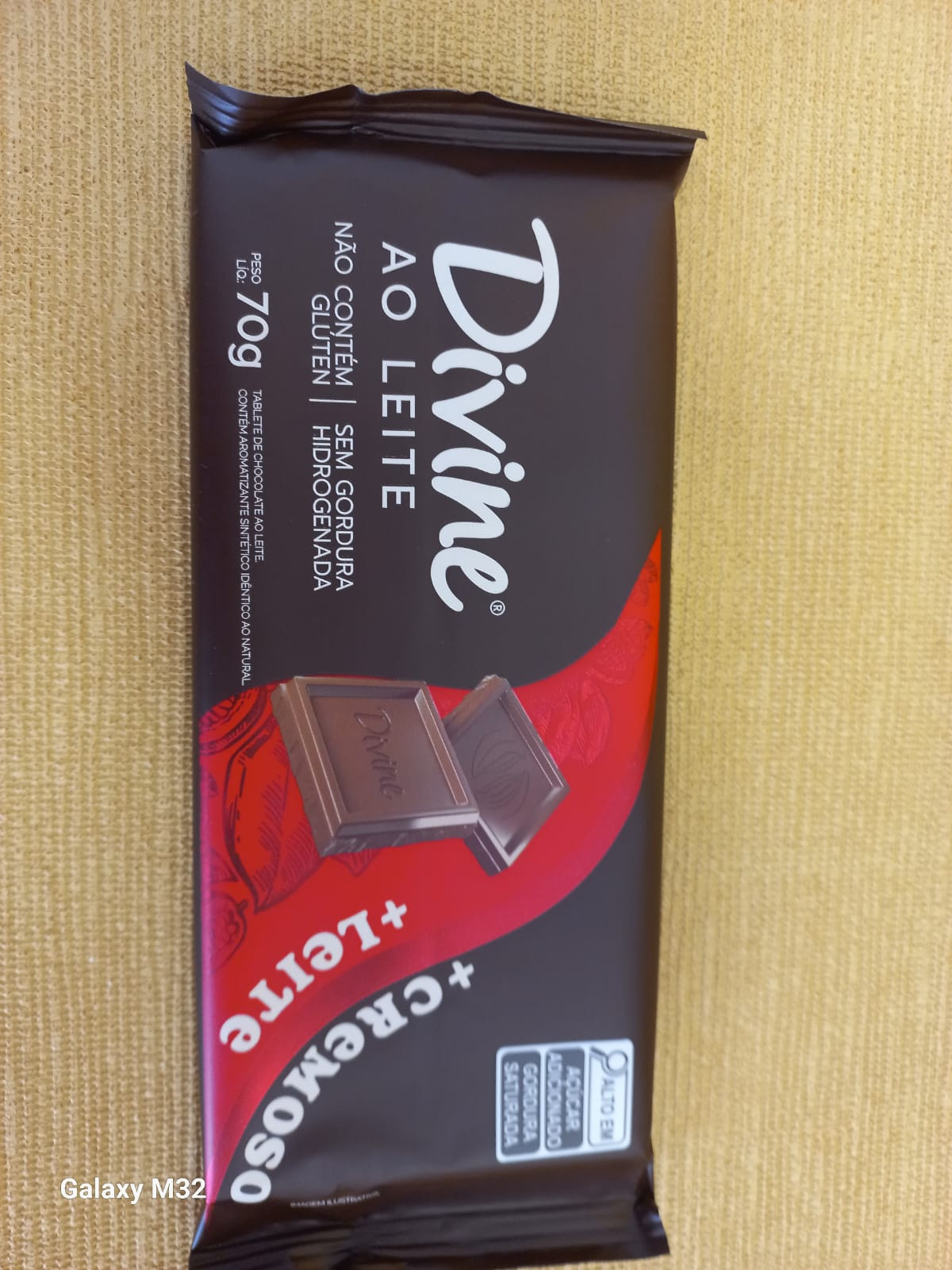 Chocolate Divine Ao Leite  70G