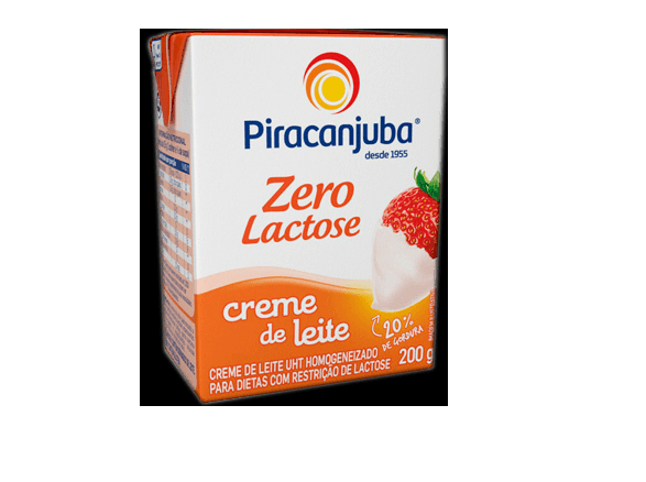 Creme de leite Piracanjuba Zero Lactose 200g