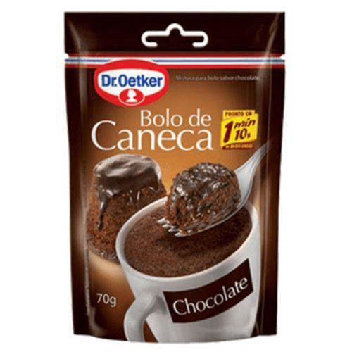 Mistura para Bolo de Caneca Dr Oetker Chocolate Sachê 70g