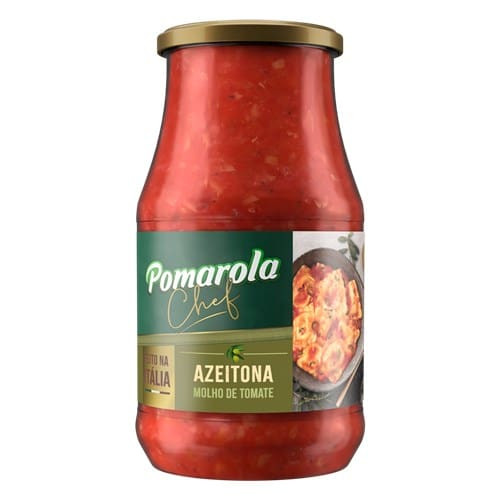 Molho de Tomate com Azeitona Pomarola Chef 420g