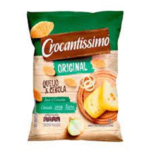 Salgadinho Original Sabor Queijo & Cebola Crocantissímo 40g