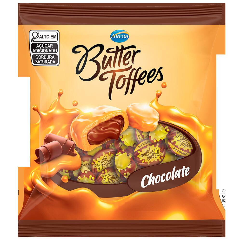 BALA BUTTER TOFFEES CHOCOLATE ARCOR 90G