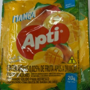 REFRESCO EM PÓ APTI SABOR MANGA 20G
