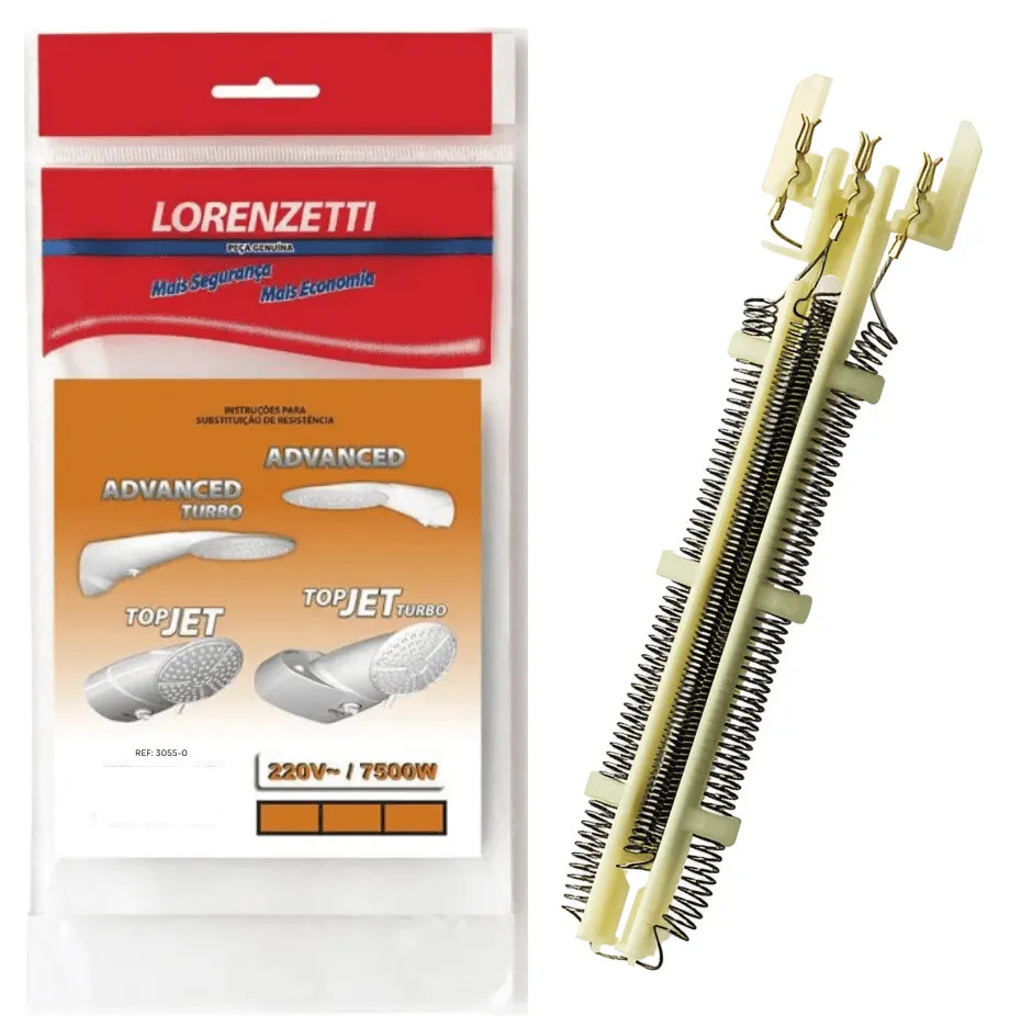 Resistência Advanced Multitemperatura 7500w 220v Lorenzetti