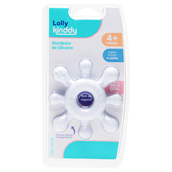 Mordedor de Silicone Lolly - Azul