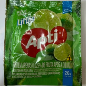REFRESCO EM PÓ APTI SABOR LIMÃO 20G