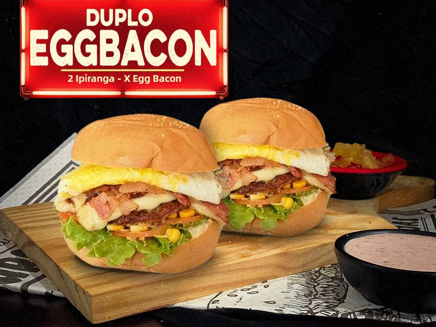 (R$20 Off) 2X-egg bacon - Ipiranga + 200g de Fritas