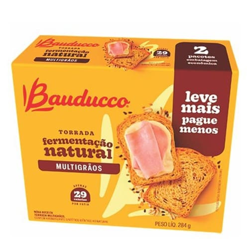 Torrada Multigrãos Bauducco 284g