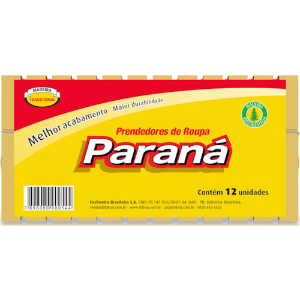 PRENDEDORES DE ROUPAS PARANÁ 12 UNID