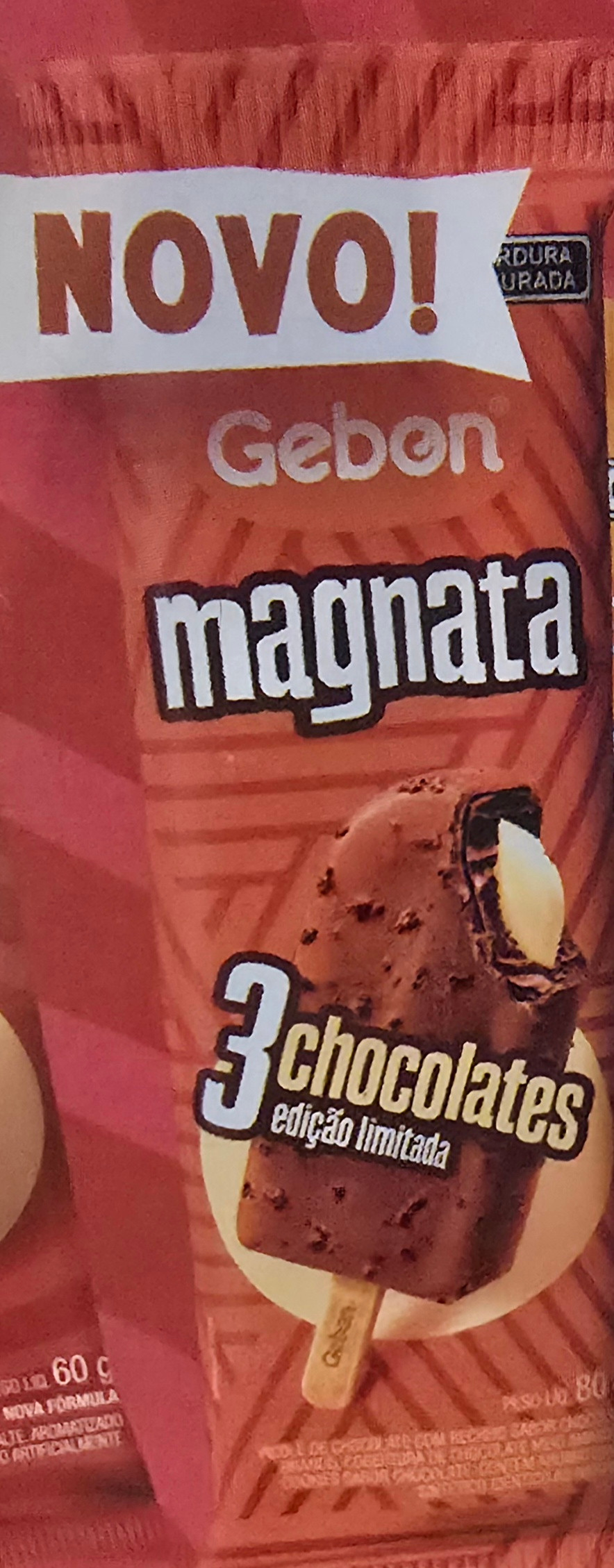 Picolé Magnata 3 Chocolates