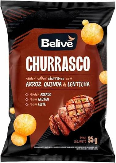 Snack Belive Arroz Churrasco 35g