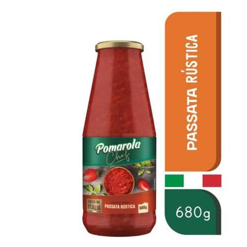 Molho de Tomate Passata Rústica Pomarola 680g