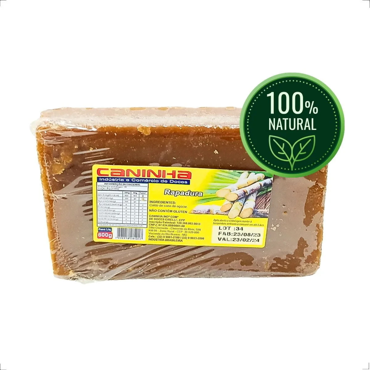 RAPADURA CANINHA 600G