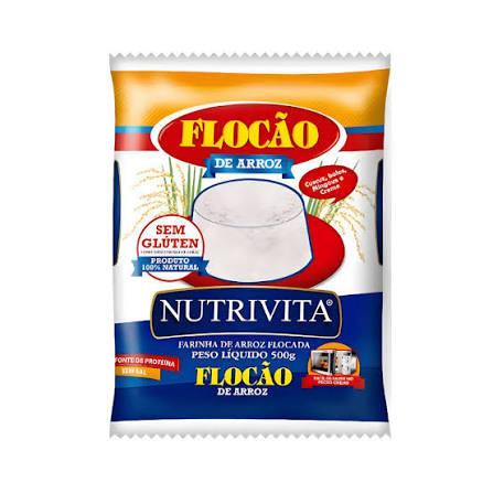 Flocao Arroz Nutritiva Pct 500g