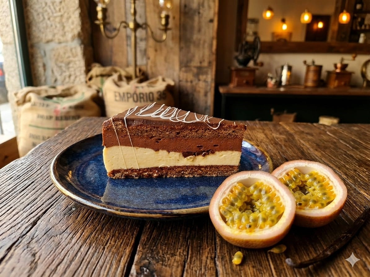 FATIA DE TORTA MARACUJA