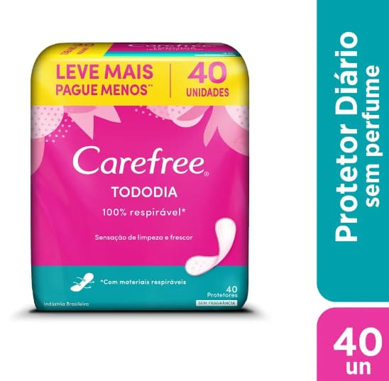 Protetor Diario Carefree C/40 S/Perf