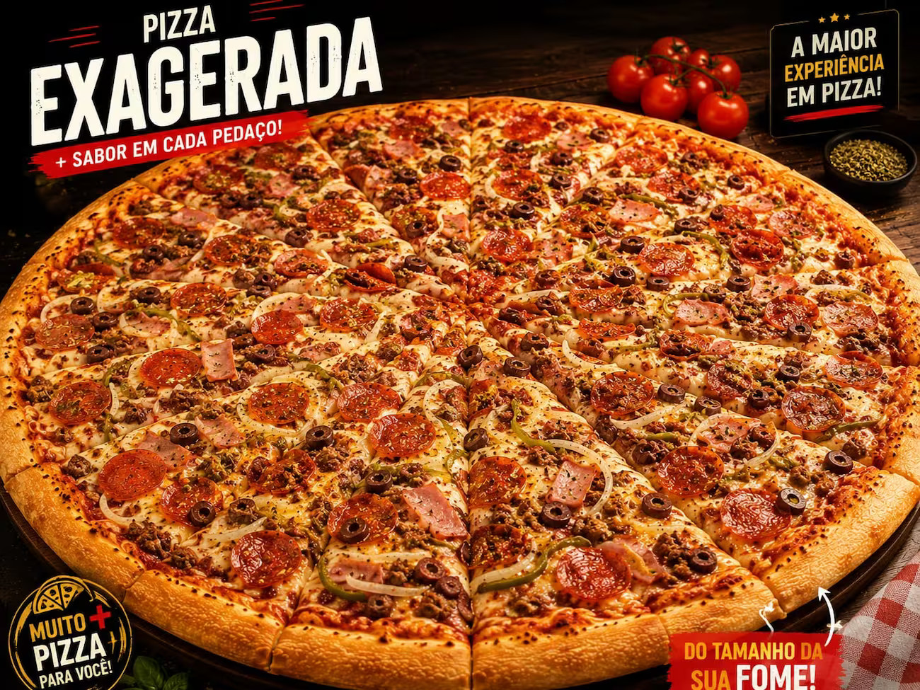 PIZZA EXAGERADA 