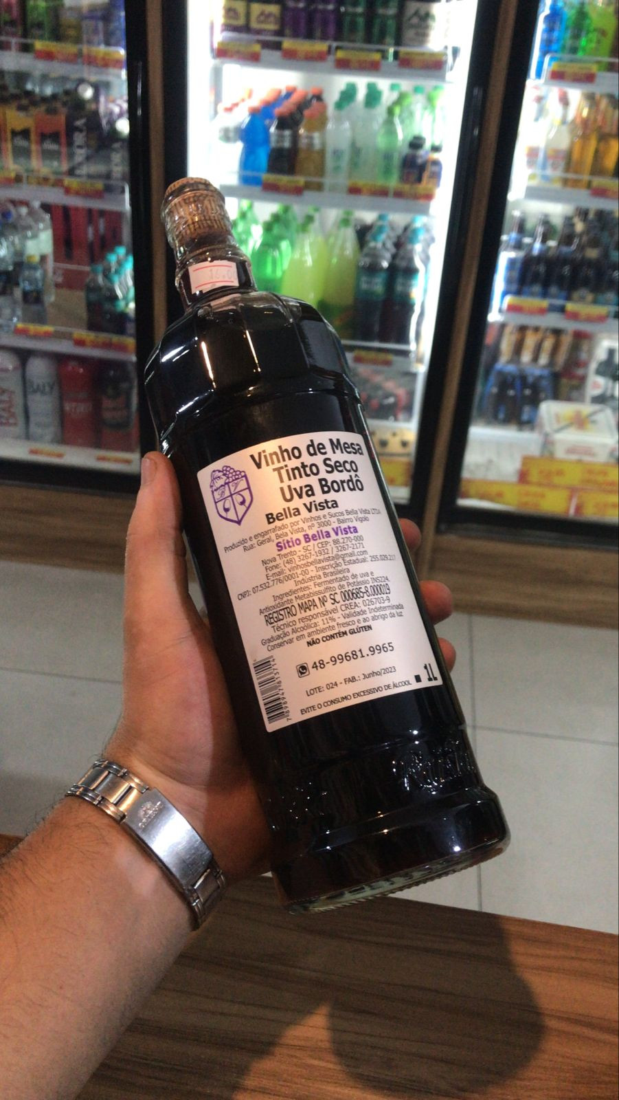 VINHO BELLA VISTA TINTO SECO 1L