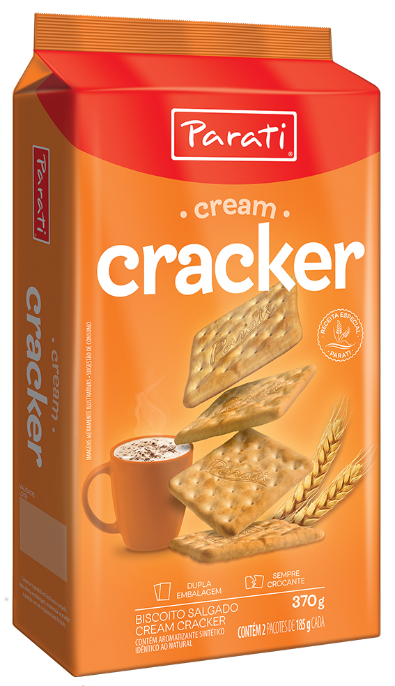 Biscoito Parati Cream Cracker 370g