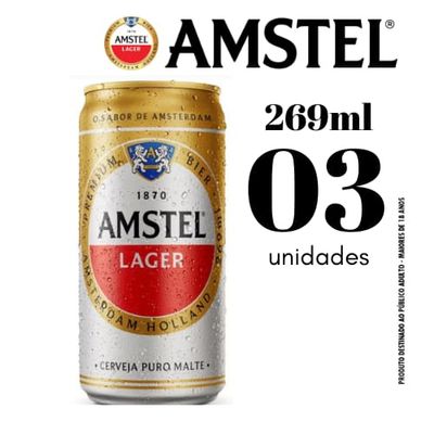 Combo 3x Amstel 269ml