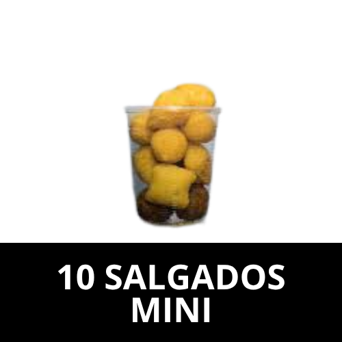 10 SALGADOS MINI