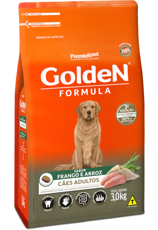 Golden Formula Adulto  Frango & Arroz 15kg