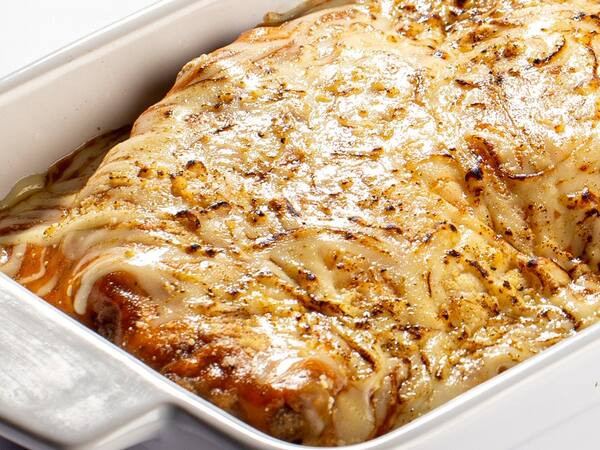 1/2 Filé de frango à parmegiana