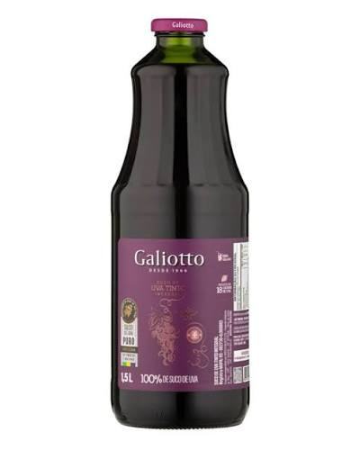 Suco Integral Galiotto Uva Tinto 1500ml