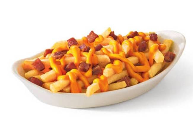 Batata Frita com Bacon e Cheddar