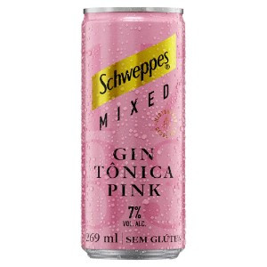 SCHWEPPES MIXED GIN TÔNICA PINK 269ML