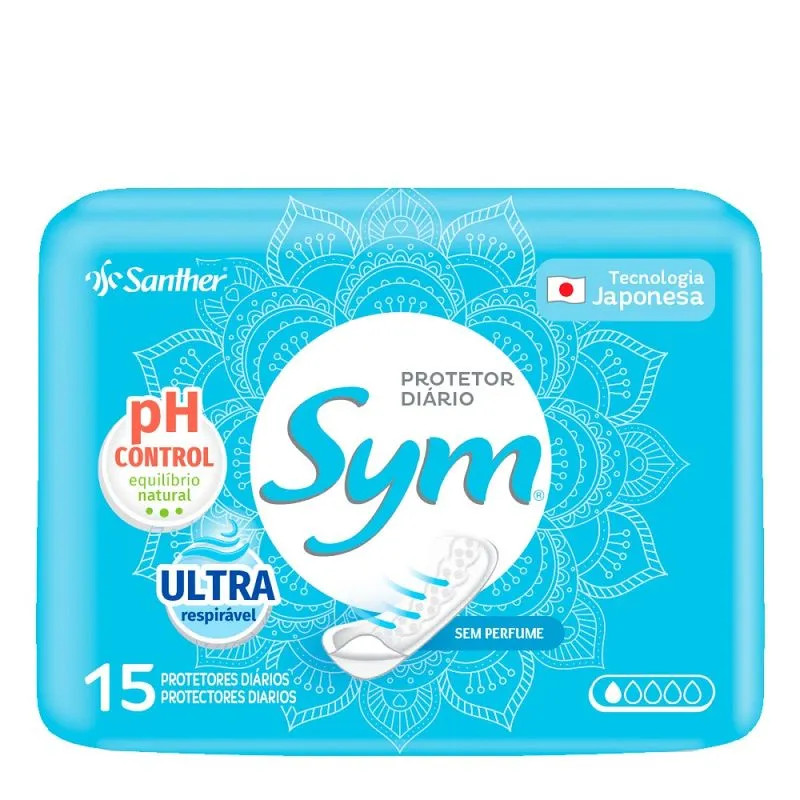 Absorvente Sym Protetor Diario Sem Perfume