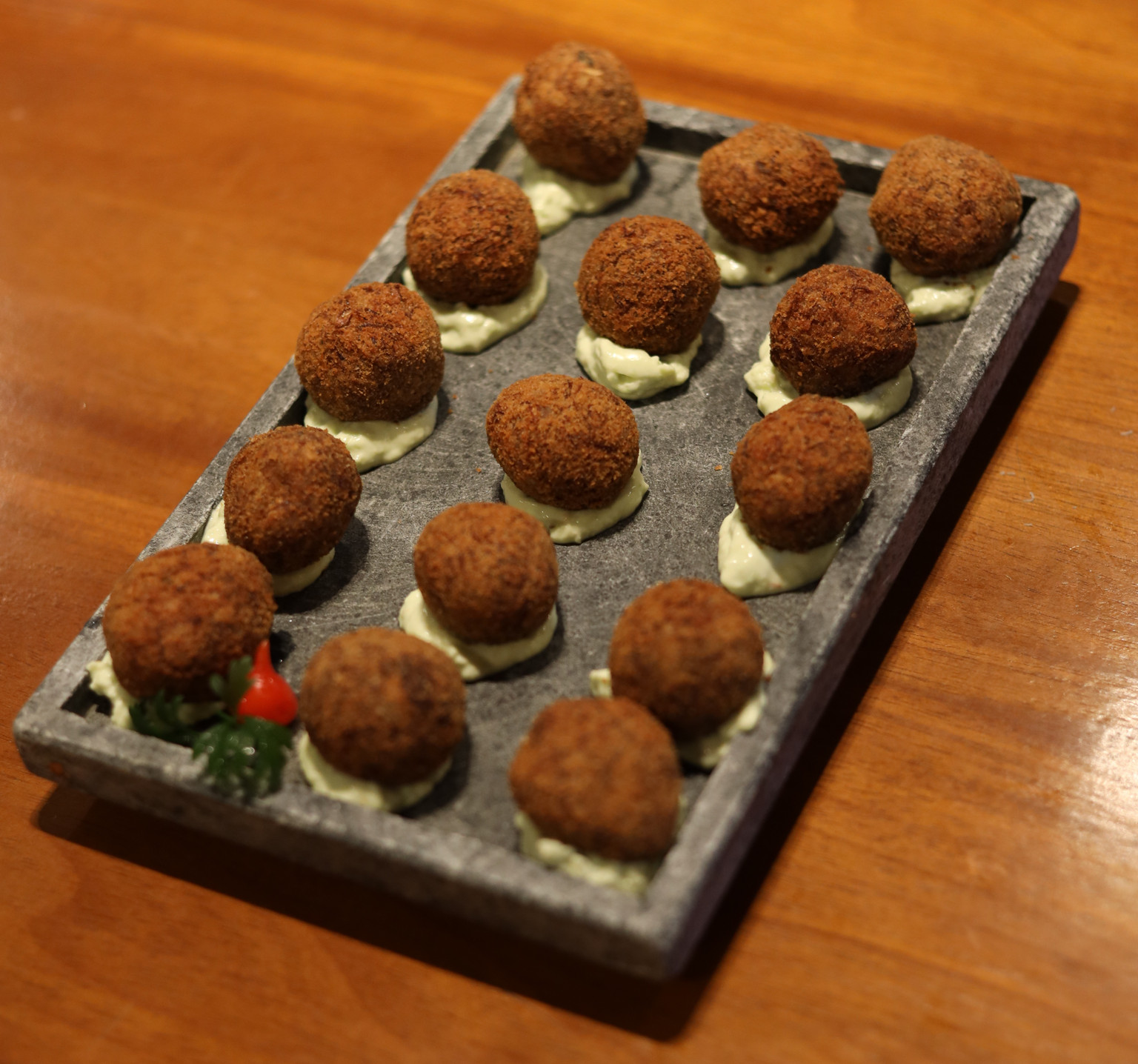 Bolinho de Aipim com Carne Seca