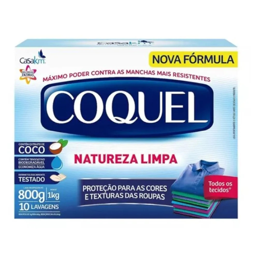 Sabão em Pó Coquel 800g