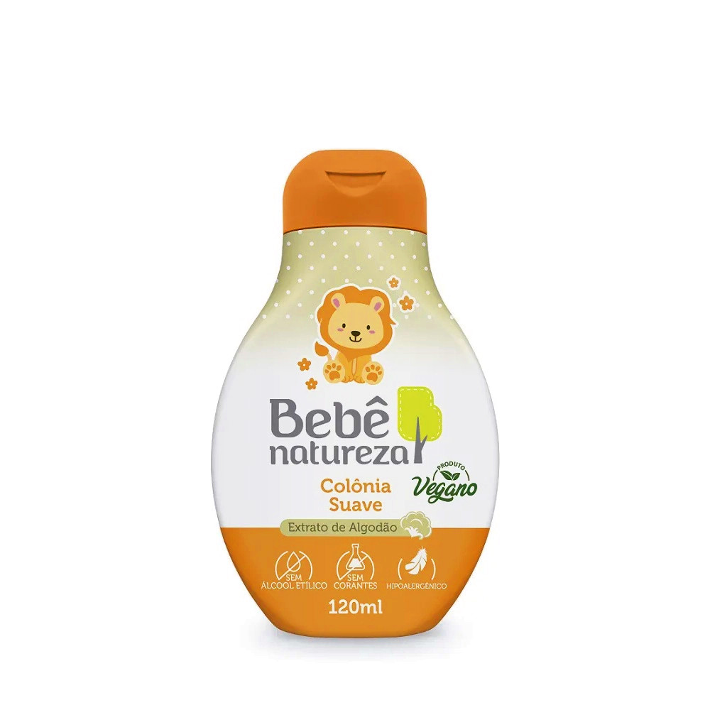 Colônia Bebê Natureza 120 ml - Extrato de Algodão 