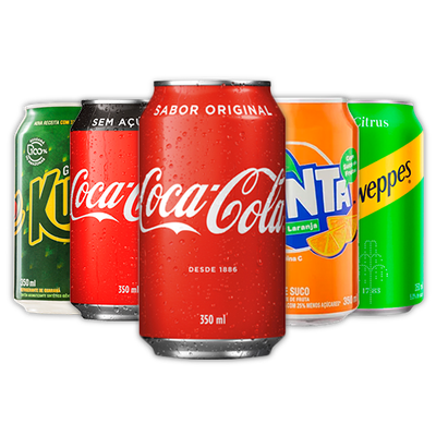 Fanta Laranja/Guaraná/ Uva Lata 350ml 
