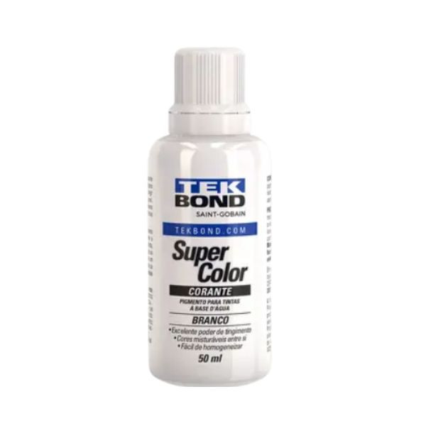 Corante Líquido Branco 50ml Tekbond