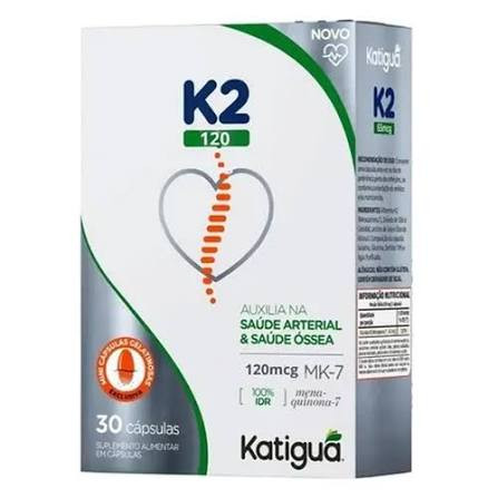 K2 100%Idr 120mcg Katiguá 30 Caps
