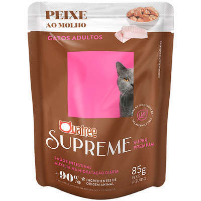 Ração Ùmida Quatree Supreme Peixe ao Molho 100g