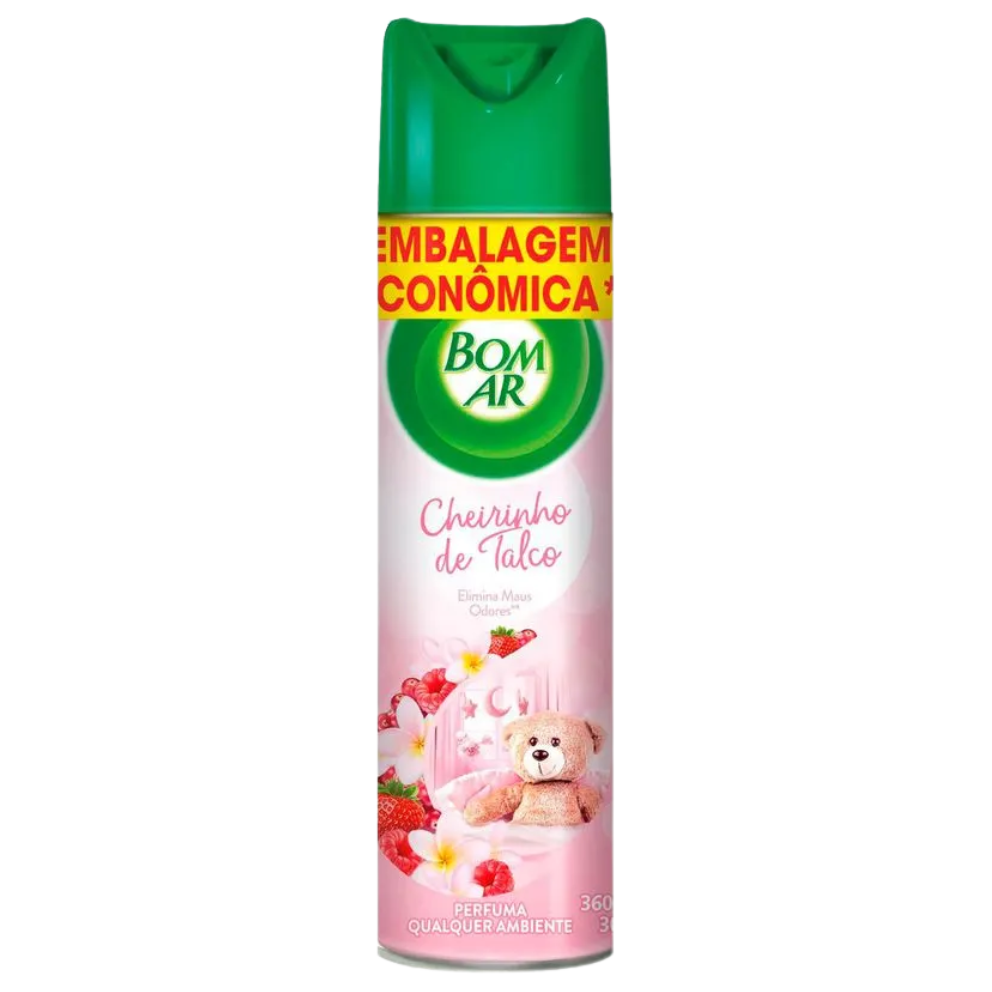 BOM AR SPRAY CHEIRINHO DE TALCO 360ML