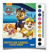 LIVRO P/PINTAR AQUARELA 16 PAG PATRULHA CANINA 3223