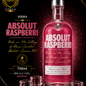 ABSOLUT RASPBERRY 750ML