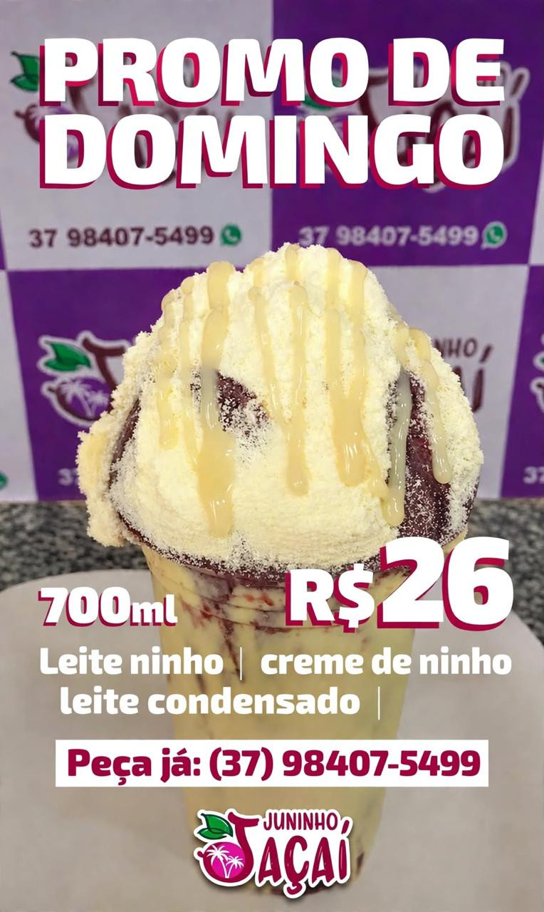 PROMOCAO DO DIA DOMINGO COPO 700 ML