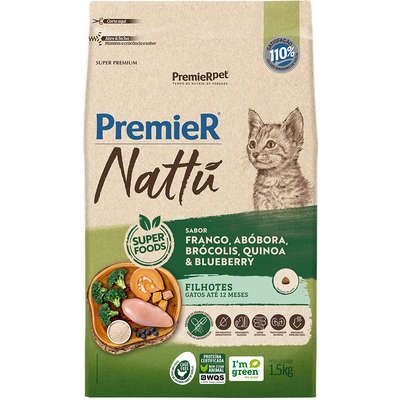 Gatos Nattu Filhotes Abobora 1.5 Kg 7897348200192